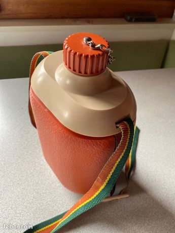 Gourde Vintage Safari1000 Gio'style – Années 70, Design Italien, Plastique