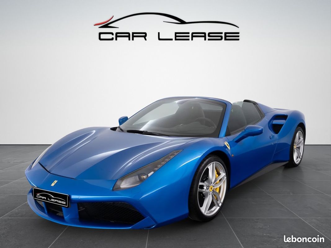 Ferrari 488 SPIDER 3.9 V8 670 CH DCT Approved Bleu Corsa 12 351 km volant carbone led sièges daytona (image 1)