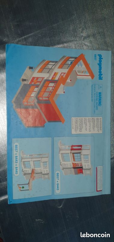 Playmobil 6657 – Grande Clinique Et Hôpital Pédiatrique Avec Accessoires, Bon état
