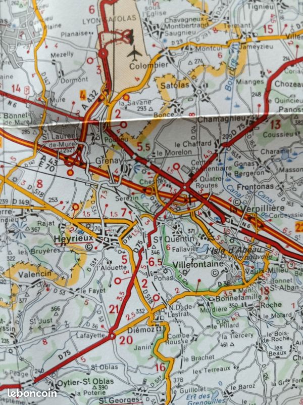 Carte Souvenir Michelin – Spécial Tour De France 1999 (cyclisme, Collection)