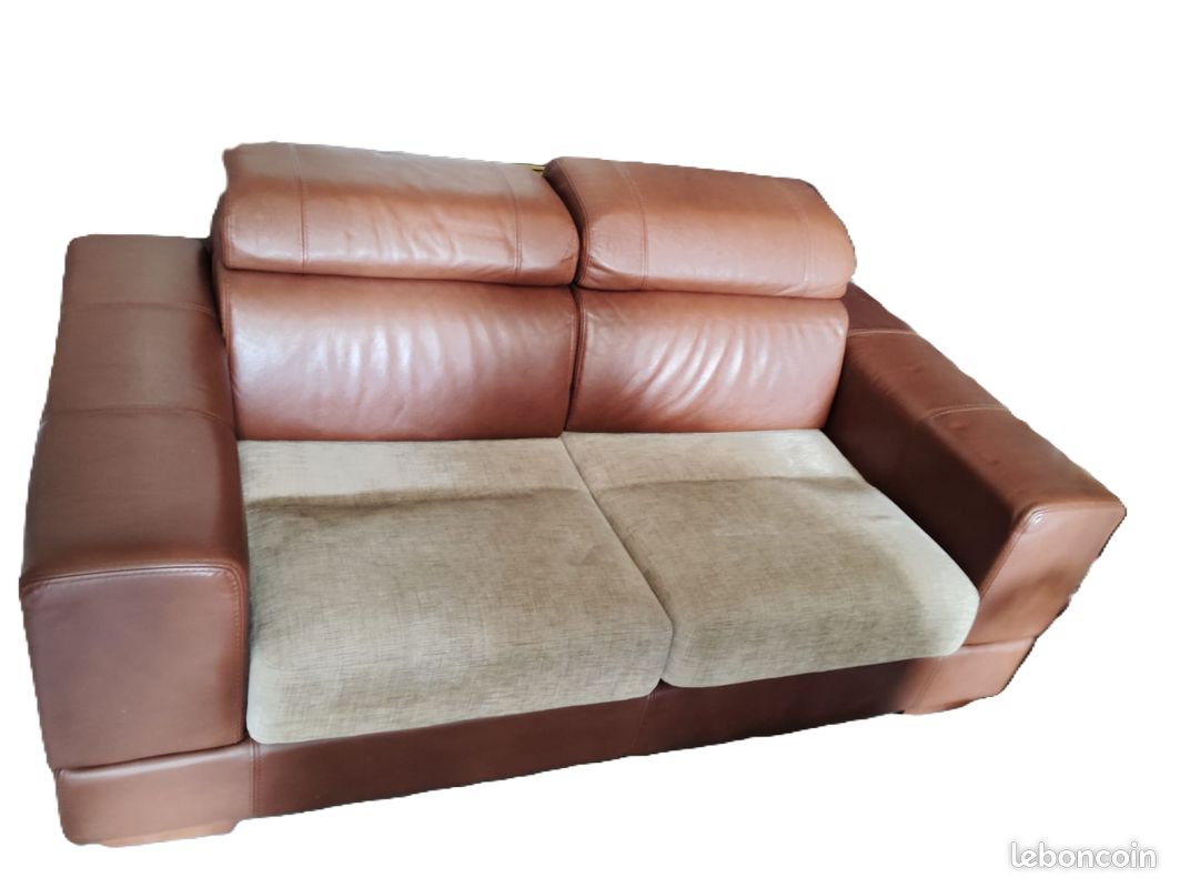 Canapé + 2 pouf (image 1)