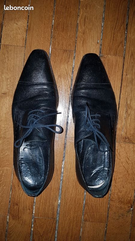 Chaussures de ville habillées en cuir taille 42 Minelli (image 1)