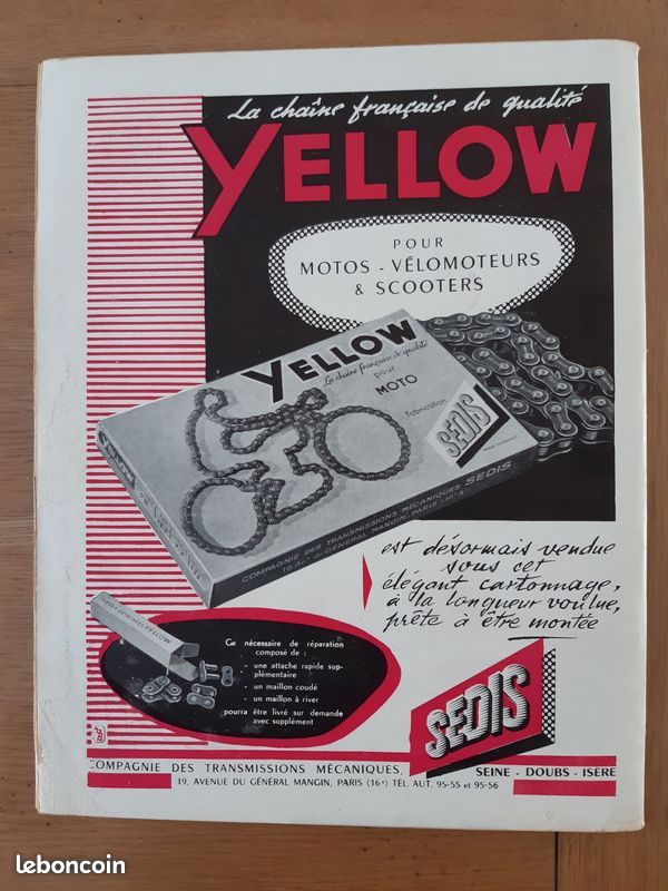 RMT Revue Technique Motocycliste n° 96 Mai 1955 Etude moteur LAVALETTE AML 50 Essai TERROT OSSD 250 (image 3)