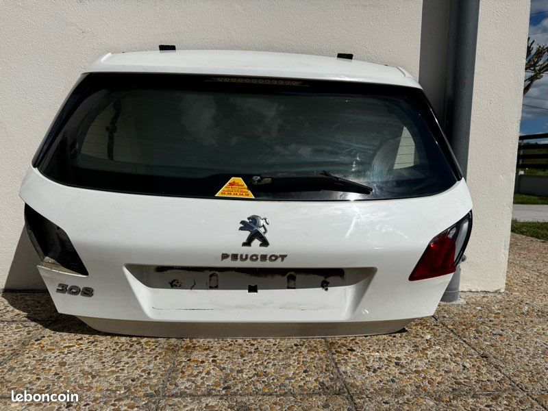 Coffre hayon malle arrière complète pour Peugeot 308 t9 2016 (image 2)