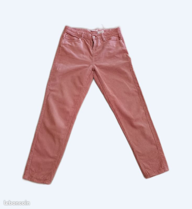 Pantalon Velours Camaieu Pantalon Rose Velours Camel Pantalon