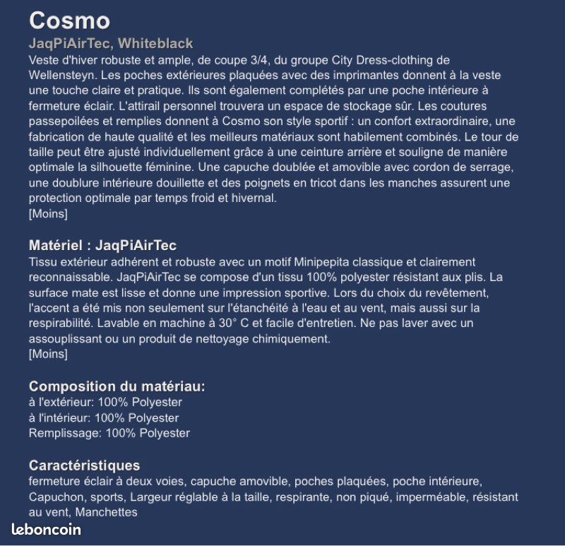 Manteau d'hiver Wellensteyn Vêtements