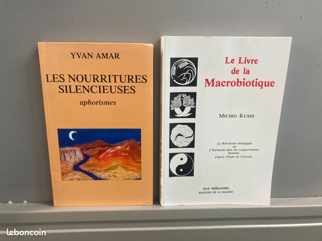 2 Livres La Nourriture Silencieuse & La Macrobiotique (image 1)