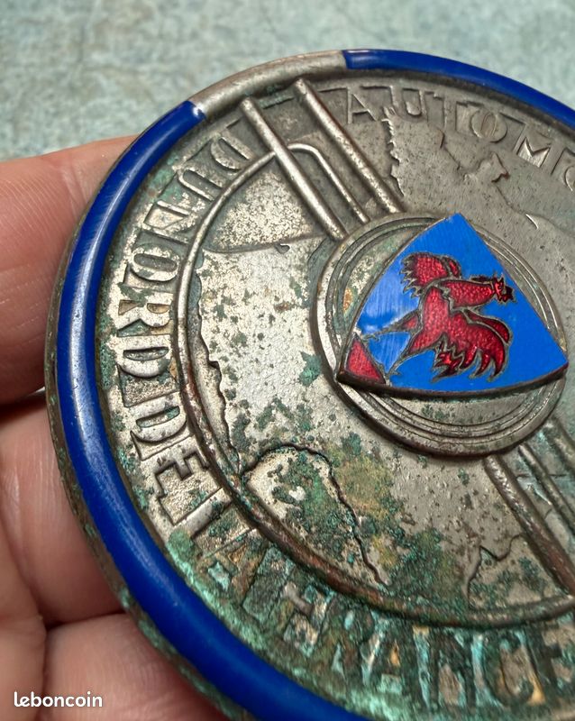 Ancien badge de calandre - Automobile Club du Nord (image 3)