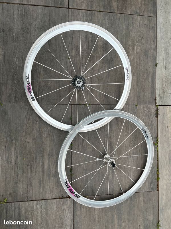 Jeu de roues Campagnolo Shamal jantes C-Record vélo de course roues Wheels