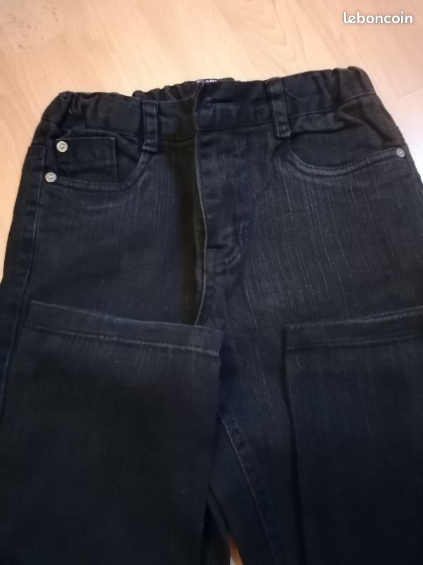 Jeans noir Coupe Slim Fit Taille 12 ans (image 2)