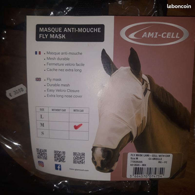Masque anti mouche Taille M (image 2)