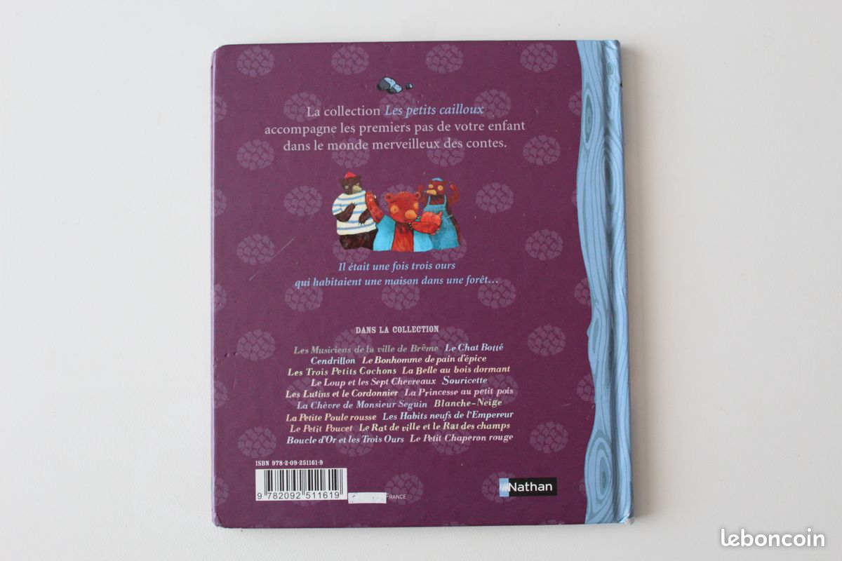 Livre "Boucle d'Or et les Trois Ours" (SANDY93) (image 2)