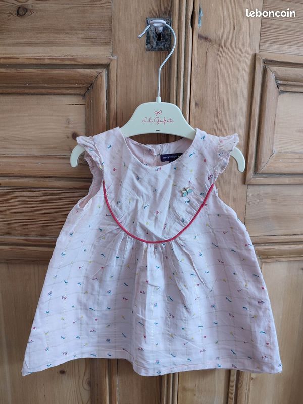Lot vêtements été bébé fille 12 mois (Petit Bateau, Sergent Major, Absorba, Cyrillus, Du Pareil Au Même....) (image 2)