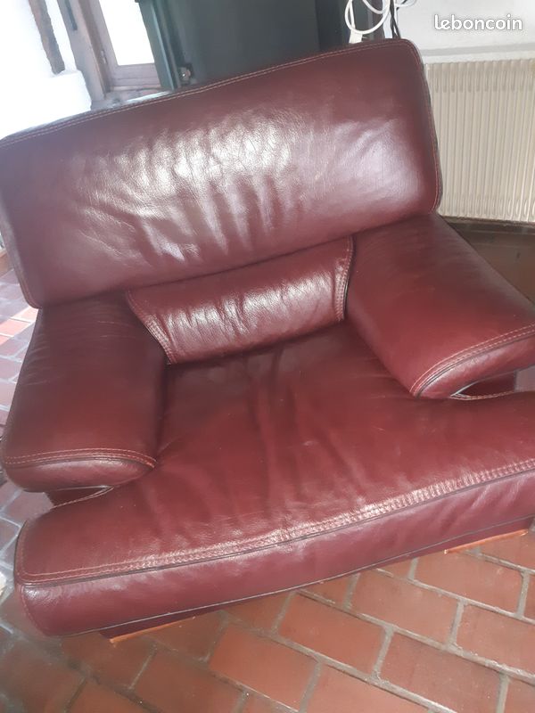 Canapé en cuir (image 1)