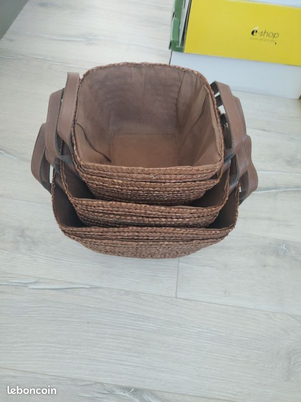 Papier peint Faux Uni Tissage marron clair - Shamal de Montecolino