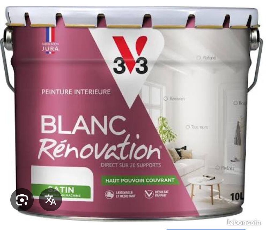 Peinture satinée v33 renovation (image 1)
