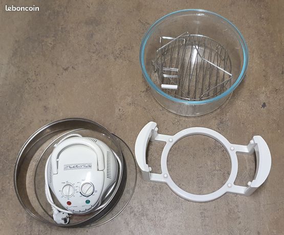 Four à convection halogène avec bague d extension 1400 W 17 L