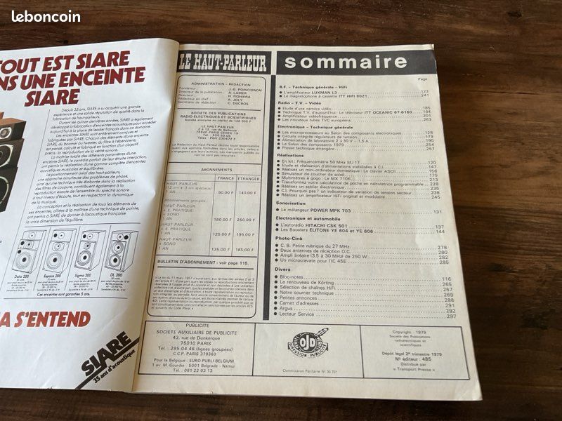 Le Haut Parleur N° 1644 mai 1979 (image 2)