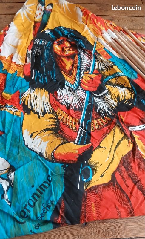 Tente enfant tipi indien vintage (image 7)