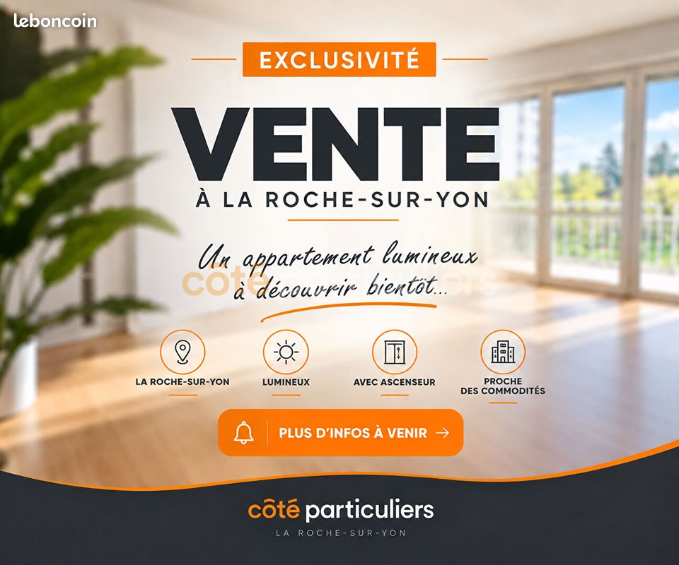 Appartement 4 pièces 82 m² · à La Roche-sur-Yon · 82 m² · 168 800 €