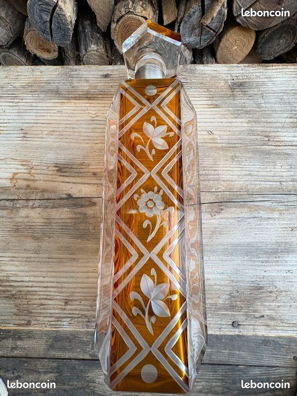 Carafe Art Déco Boho Tchèque par Karl Palda Bague argent massif (image 3)