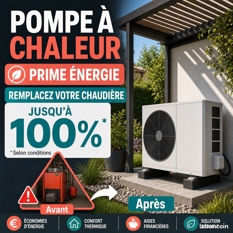 Pompe à chaleur chauffage maison (image 1)