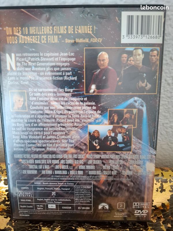 DVD Star Trek premier contact (image 4)