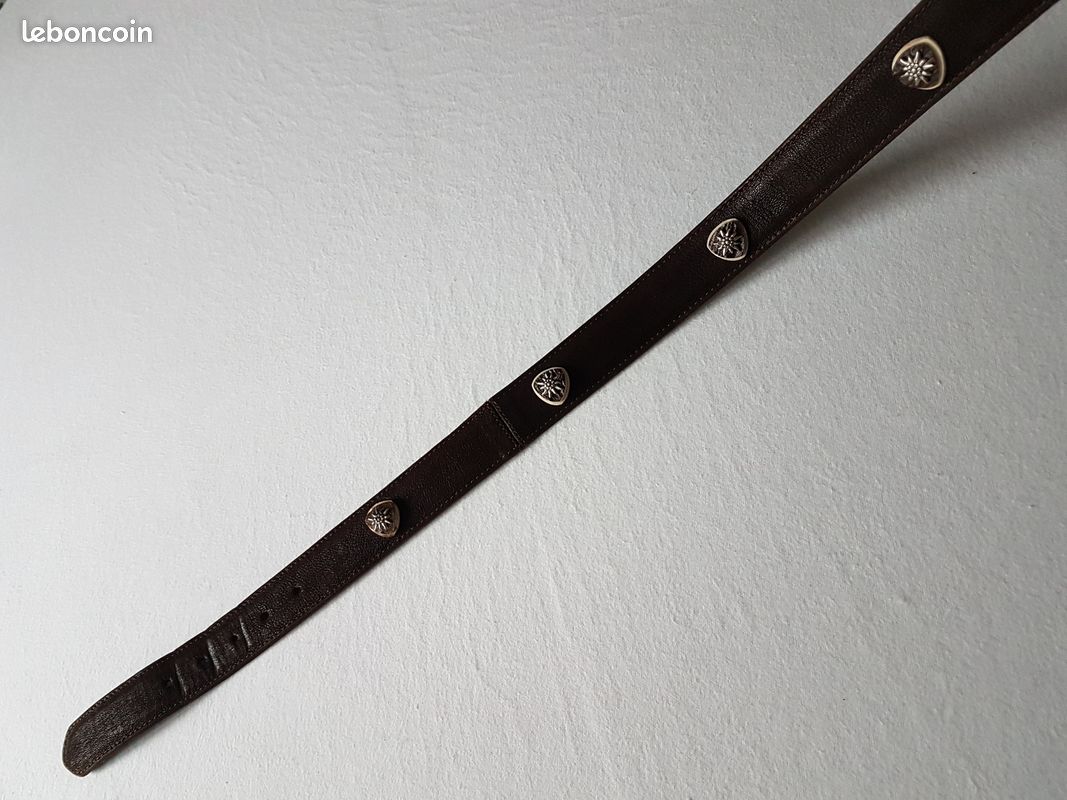 Ceinture ABACO en cuir marron (image 6)