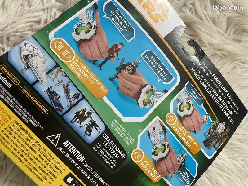 Jouet star wars LE BRACELET FORCE LINK avec figurine han solo neuf (image 5)