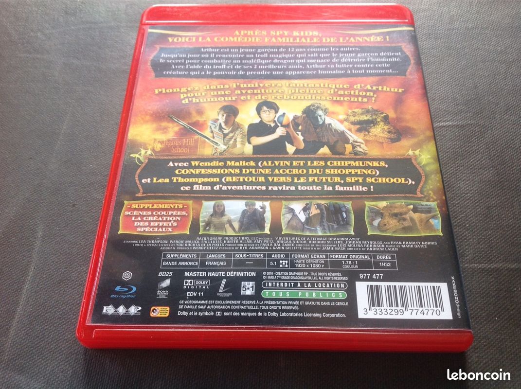 Bluray:Moi Arthur, 12 ans, chasseur de dragons. 5 (image 3)