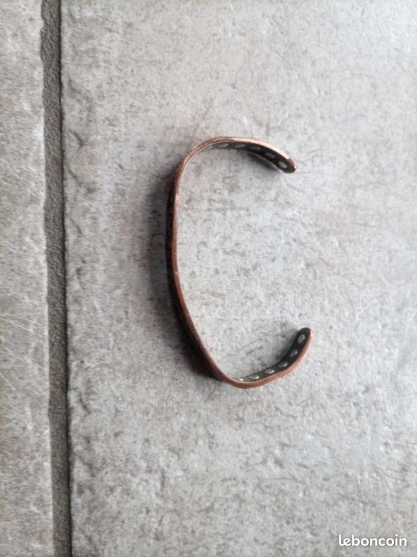 Bracelet Magnétique En Cuivre Samos - Modèle MJ, Neuf, Fabriqué En France