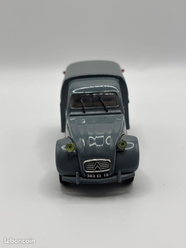 Norev Hachette Citroën 2CV AZU Fourgonnette Vache qui Rit Blanc 1955 1/43 - Collection