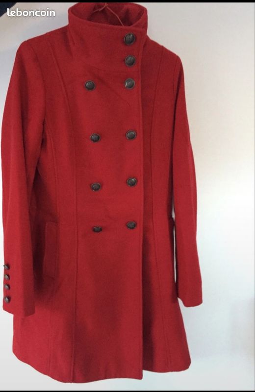 Manteau /veste rouge taille 42 (image 1)