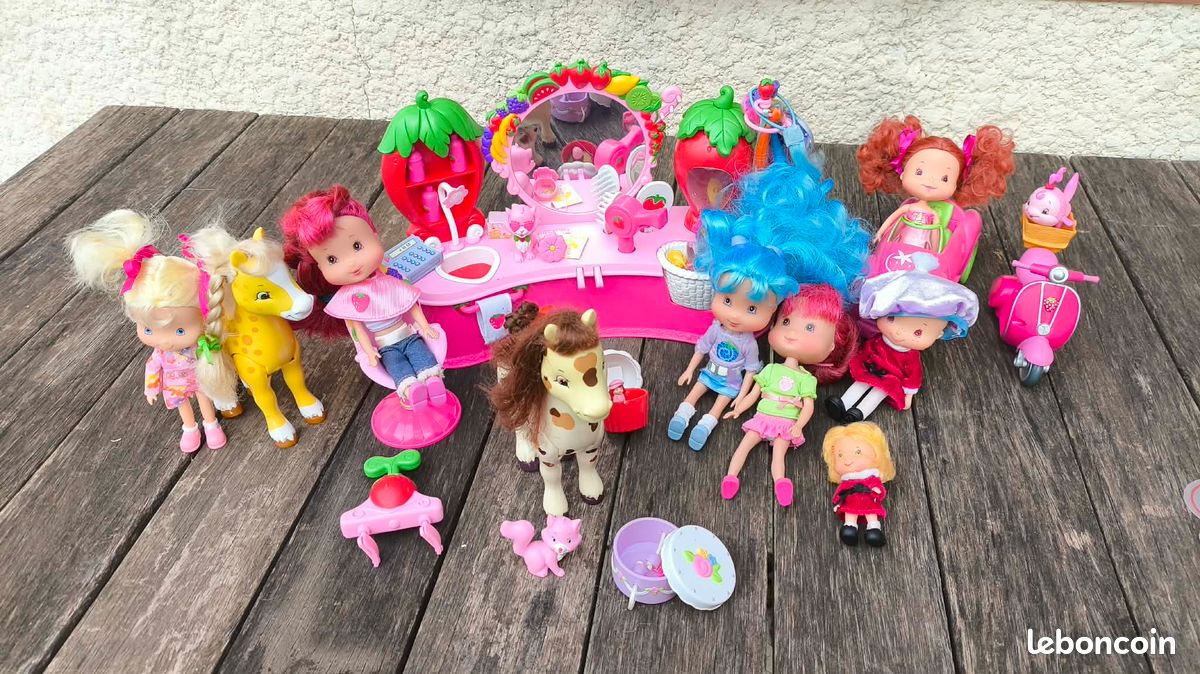 Coffret Poupée Clafoutis Vintage Eurotoy - C-2 - Charlotte Aux Fraises ?