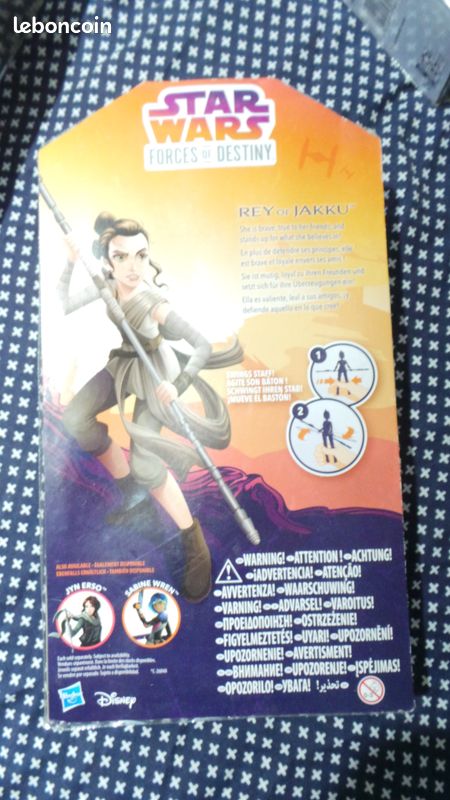 Figurine Star Wars Forces of Destiny rey of jakku 28 cm neuf (image 2)