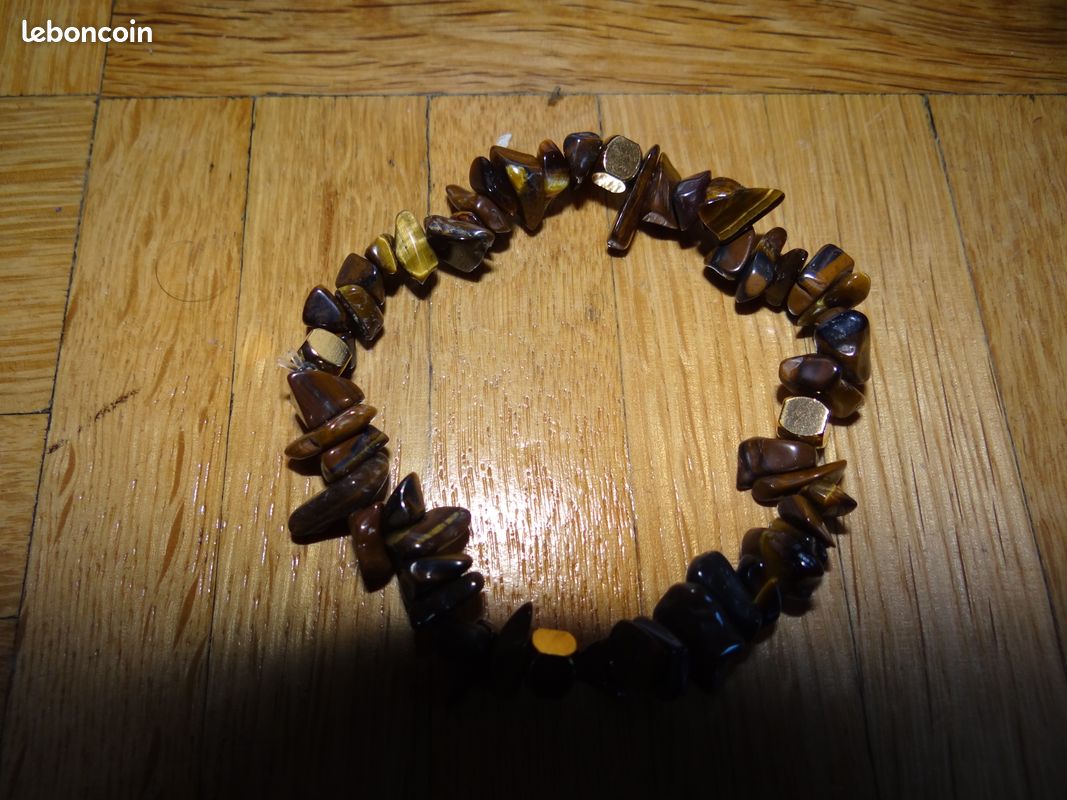 Bracelet oeil de tigre pierre veritable (image 1)
