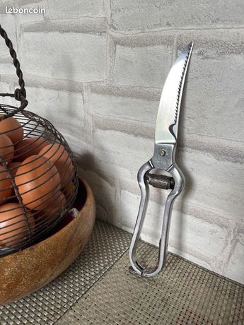 Ciseau à Volaille Nogent En Inox – Cisailles De Cuisine Professionnelles Argentées