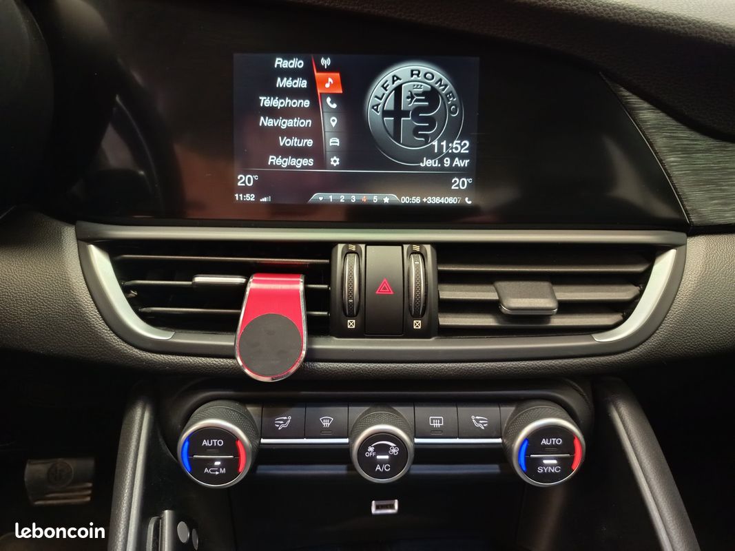 ALFA ROMEO GIULIA MY19 2.2 190 CH AT8 EXECUTIVE - ATTELAGE / CAMERA / Garantie (image 19)