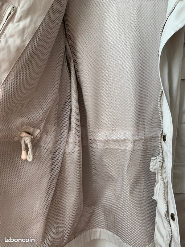 Veste Vintage beige Clair taille L Homme moderne (image 5)