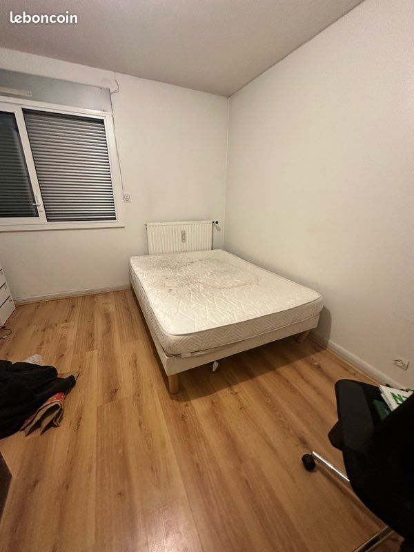 đïž Lit 2 places 140 x 190 cm + sommier + matelas + tiroir de rangement (image 1)