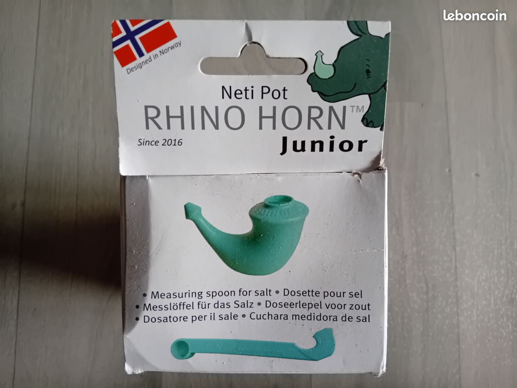 Rhino Horn Junior - Irrigation Nasale Naturelle Pour Enfants 4-12 Ans