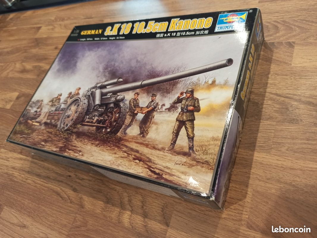 Kit Modélisme Trumpeter 02305 - Canon Allemand K.18 WWII échelle 1/35 - À Partir De 14 Ans