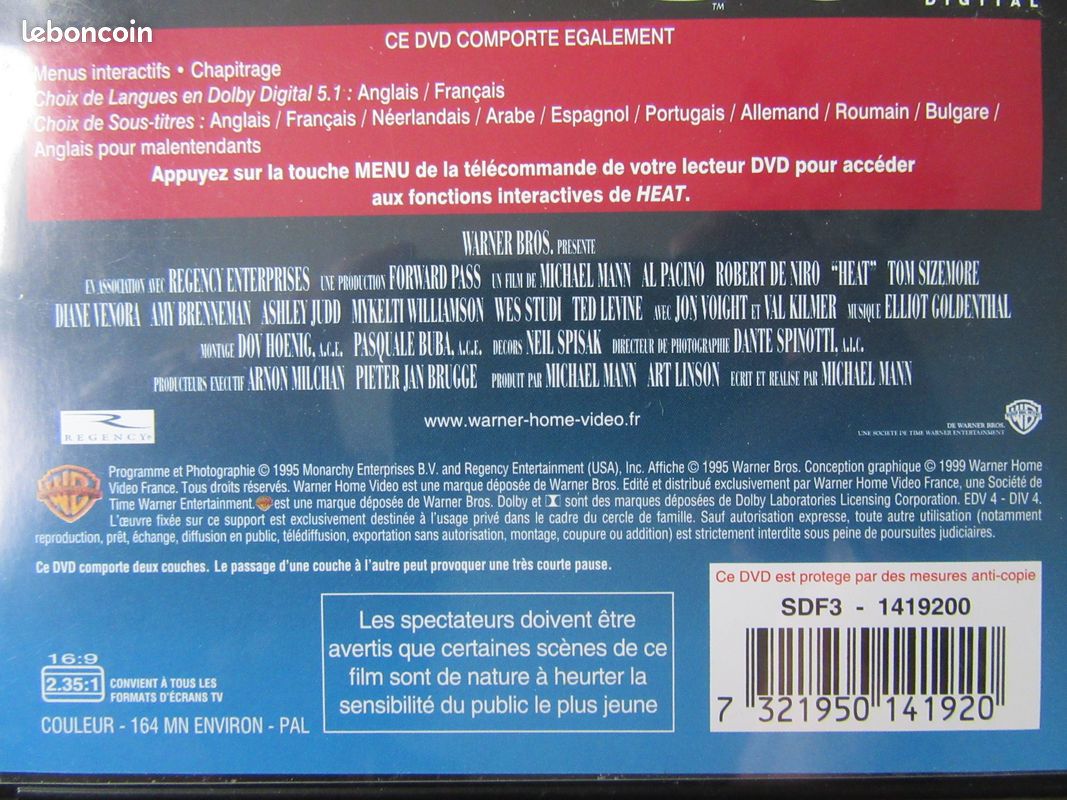 DVD "Heat" (image 4)