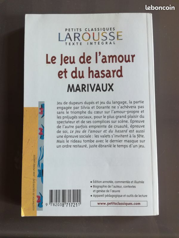 MARIVAUX Le jeu de l'amour et du hasard (image 2)