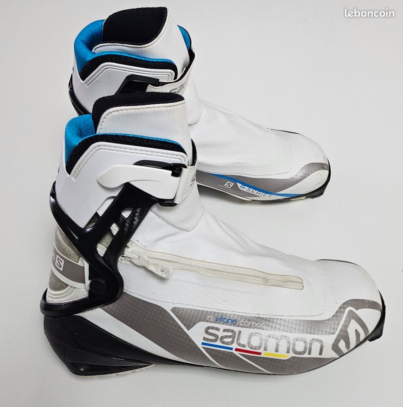 chaussure ski de fond salomon rs carbon Chaussures Ski de fond Salomon RS Vitane Carbone-T41- Seconde main très bon  état