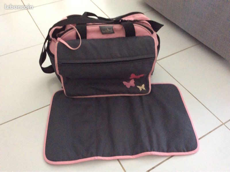 Sac a langer gris rose (image 2)