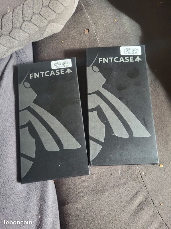Coque galaxy samsung s24 ultra avec verre trempé écran et lentilles (image 1)