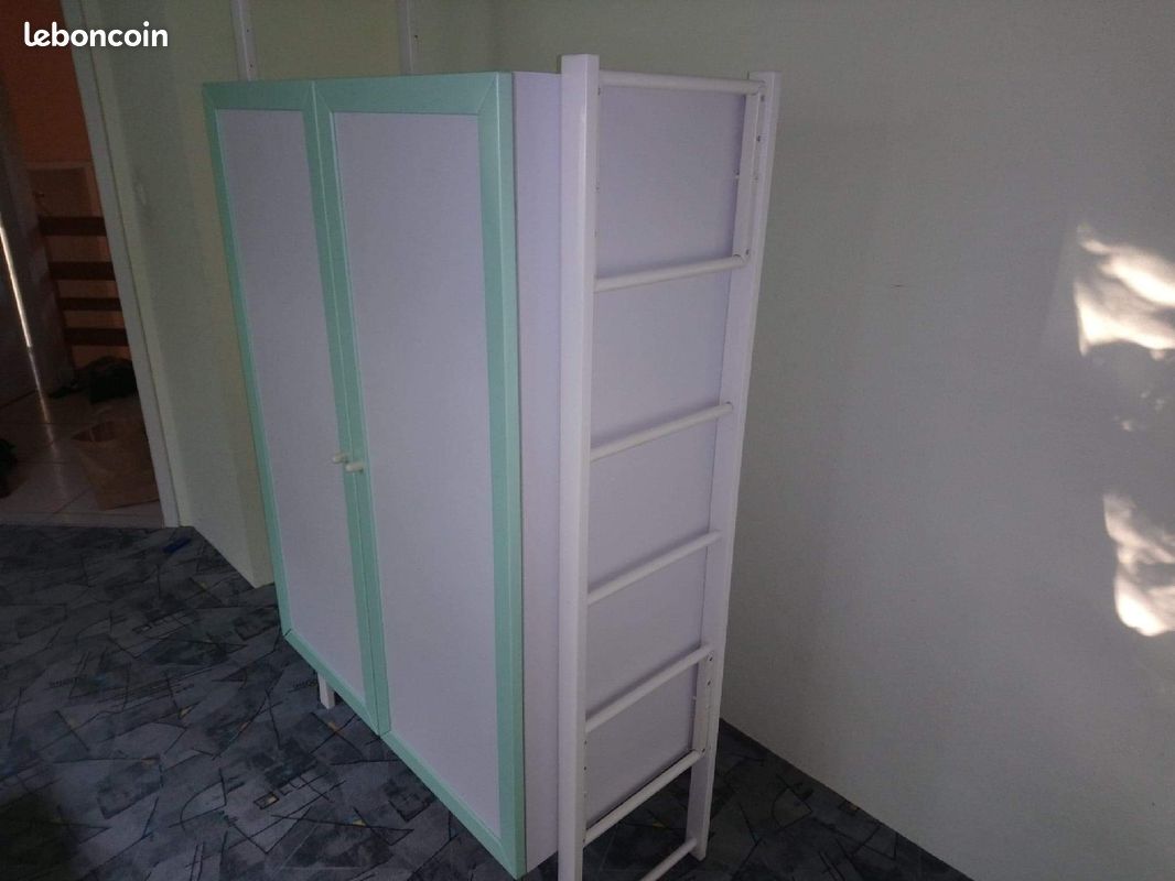 Une armoire blanche & verte VIBEL (image 6)