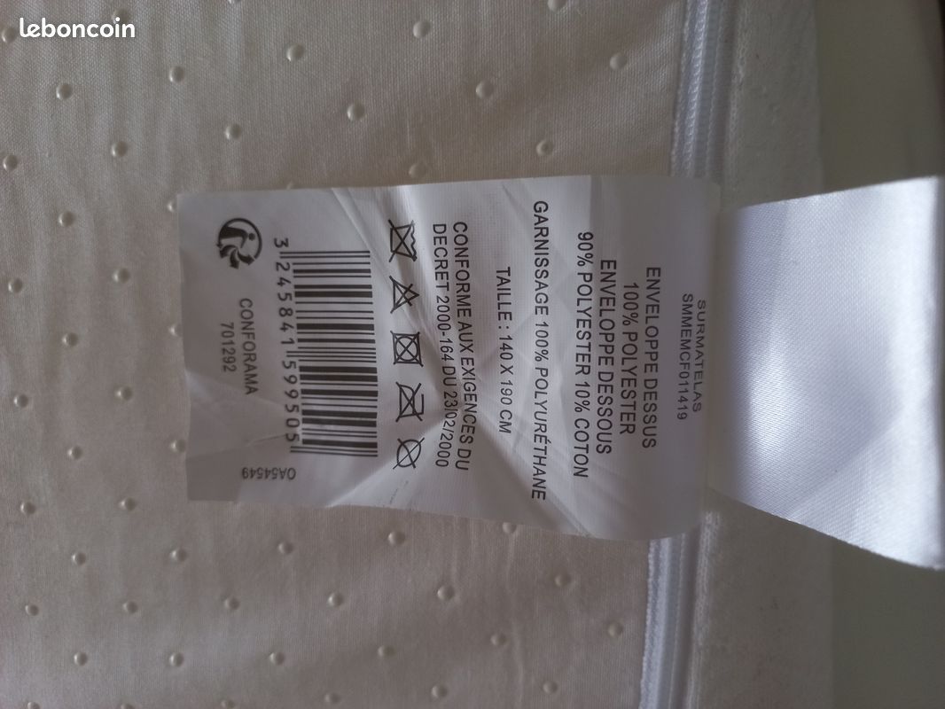 Surmatelas 140x190 (image 5)