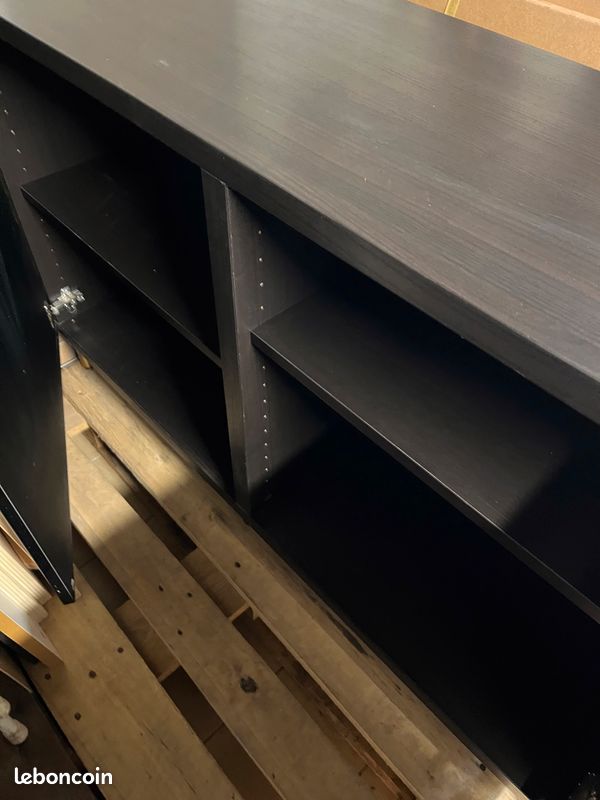 Buffet besta IKEA noir laqué (image 3)